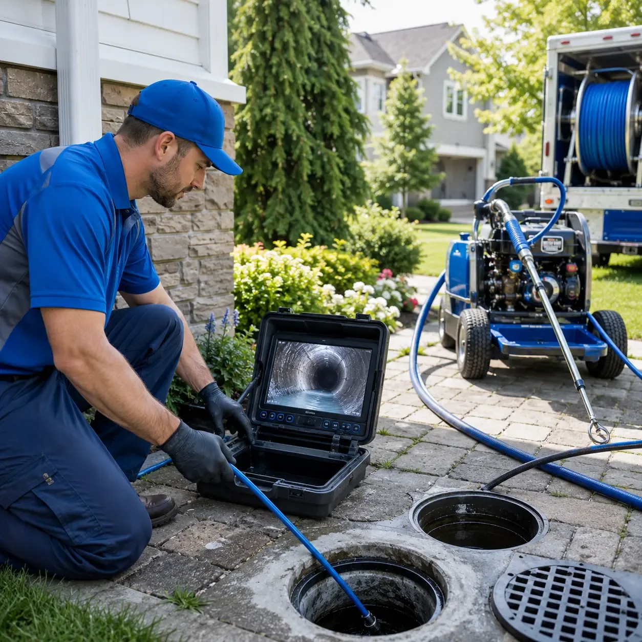 Outdoor drain cleaning professionals serving Algonquin, IL