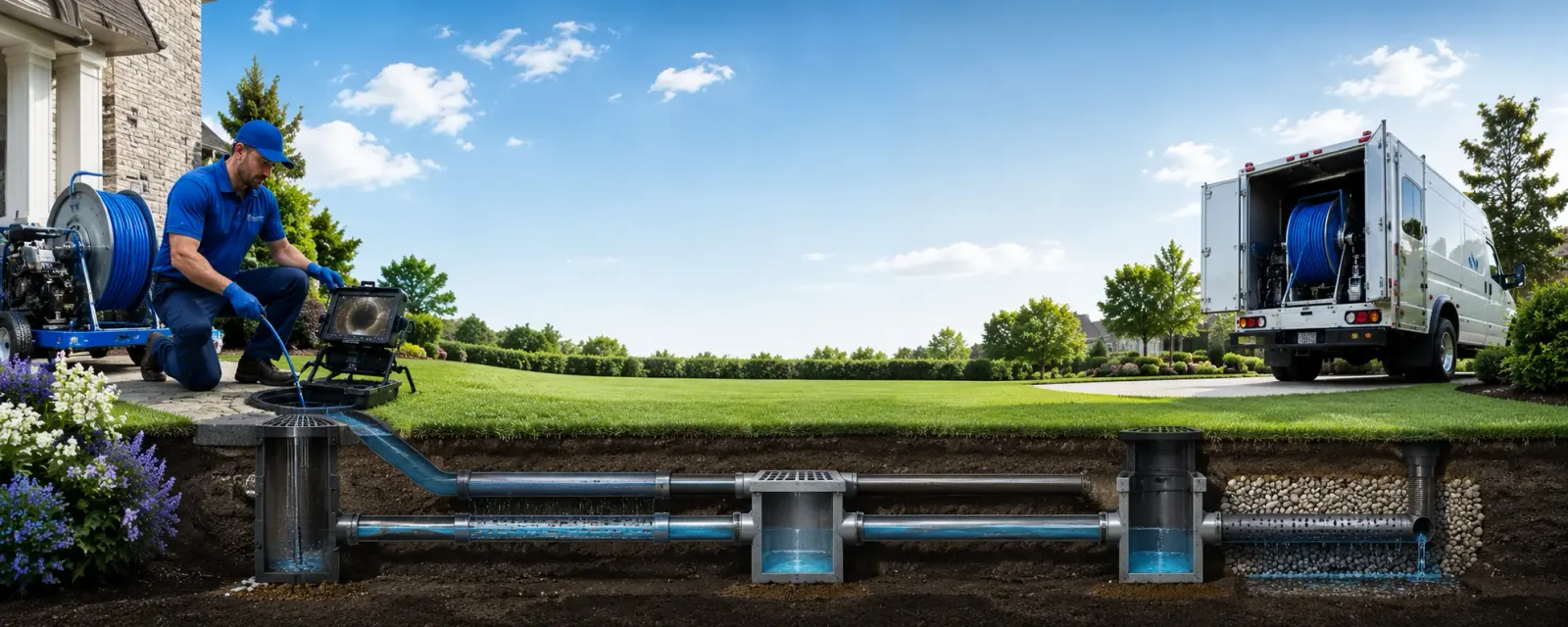 Outdoor drain cleaning information for Algonquin, IL